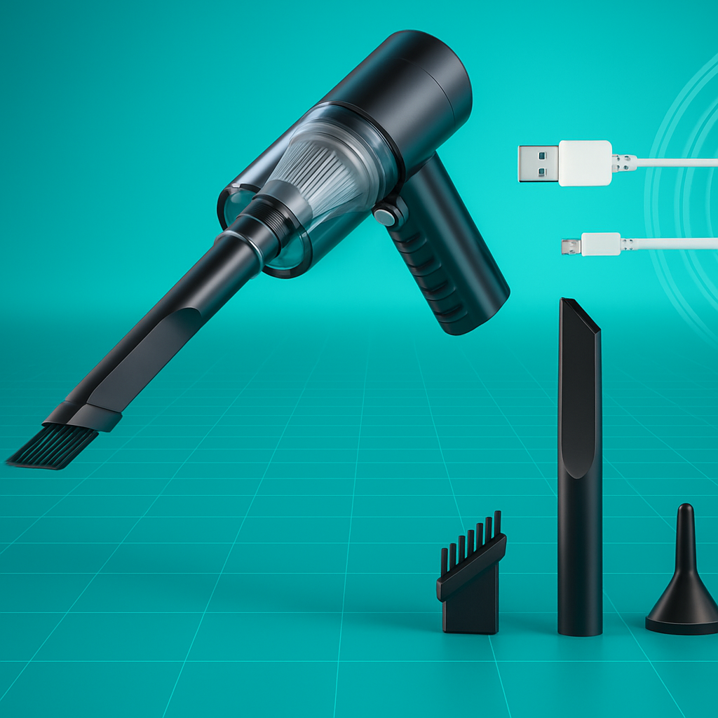 Mini Aspiradora Portátil 3 en 1 - !Tu limpieza siempre a mano!